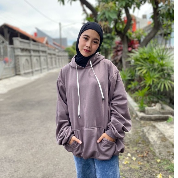 Natural Hoodie XXL - Jumper Polos - Outfit Pria dan Wanita - Bahan Fleece tebal dan lembut - Allsize