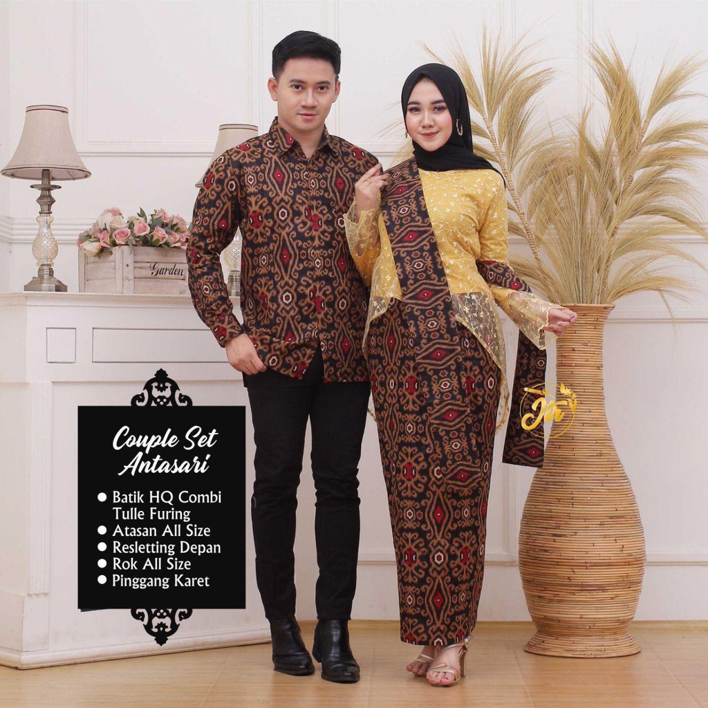 Kebaya Lamaran Tunangan Baju Kondangan Couple Sarimbit 