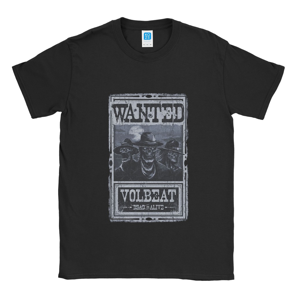 Baju Kaos Band Volbeat Wanted