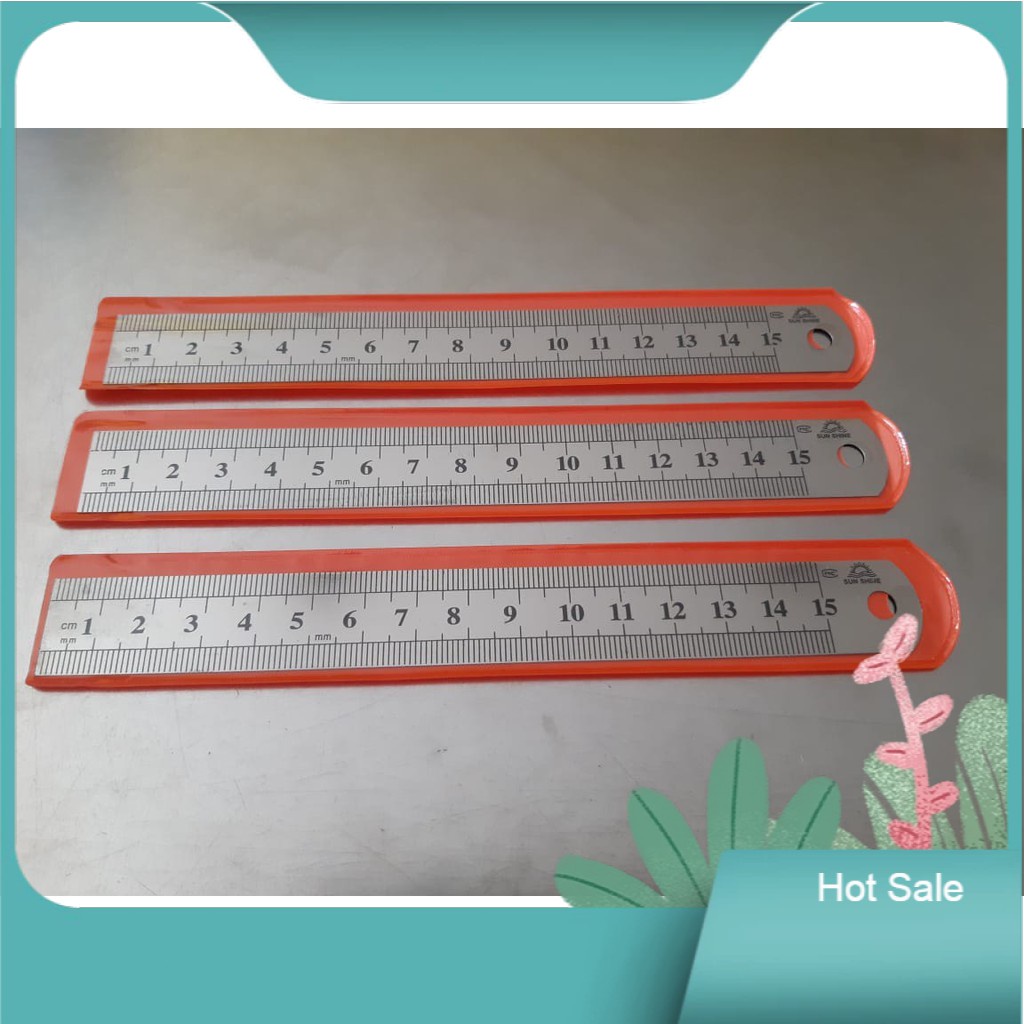 

Penggaris Besi 15cm/15 cm