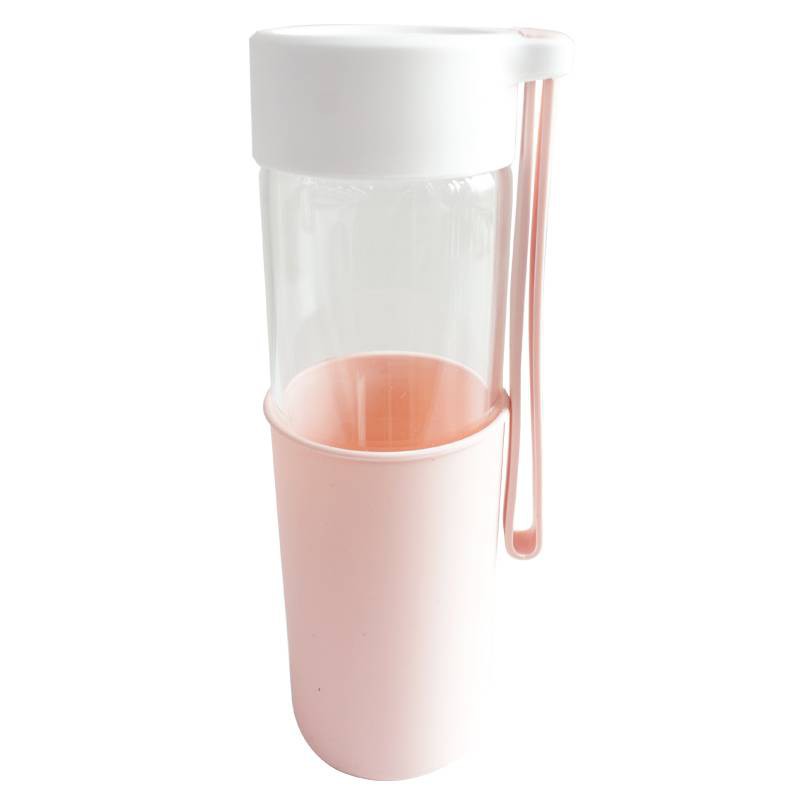 

JYSK Botol Minum Bottle Glass Portable Pastel Less 5726 Assorted