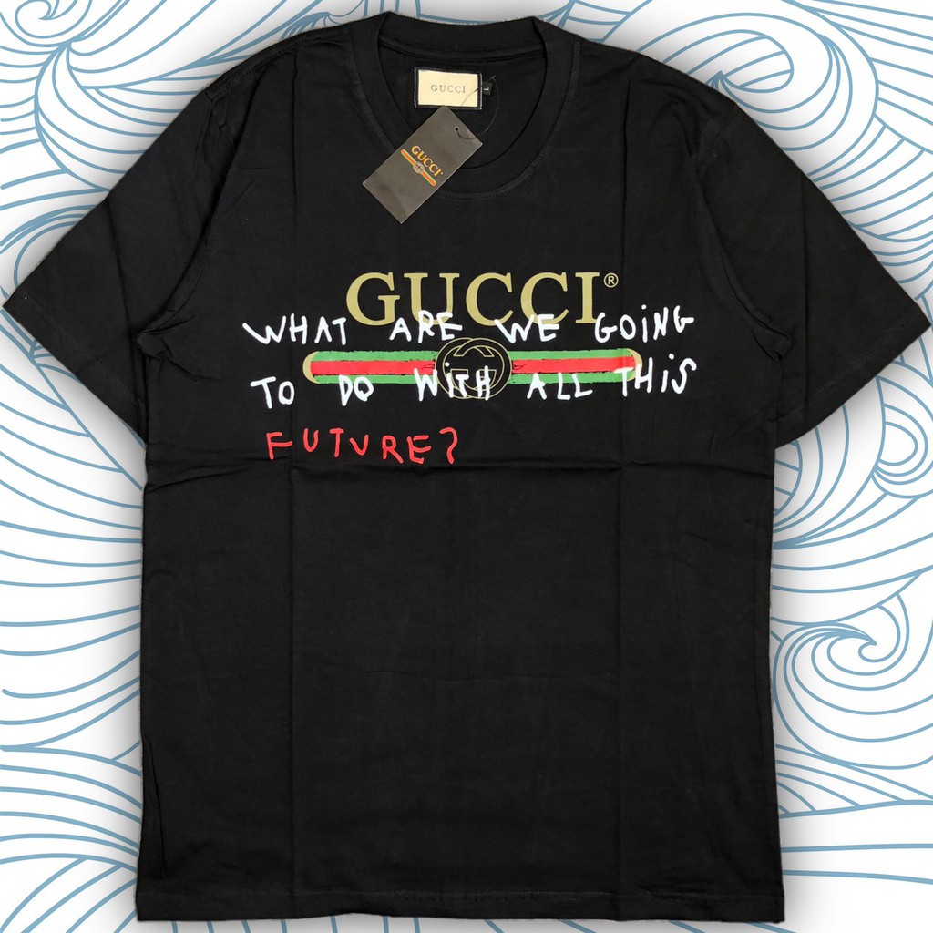 T SHIRT KAOS GUCCI COCO CAPITAN BLACK MIRROR PREMIUM