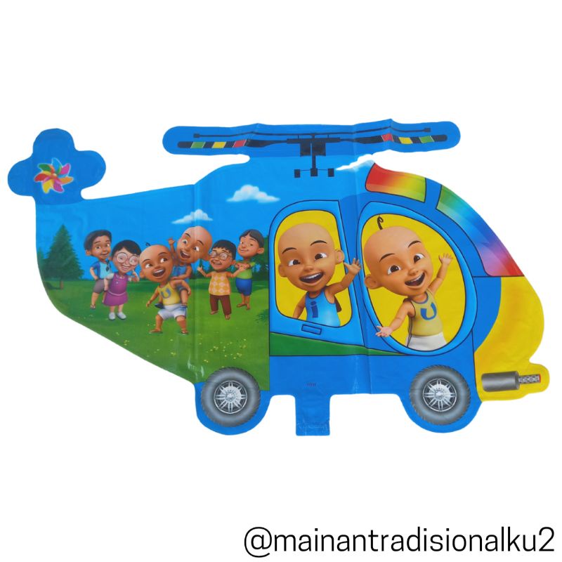 Balon Karakter Heli Upin Ipin