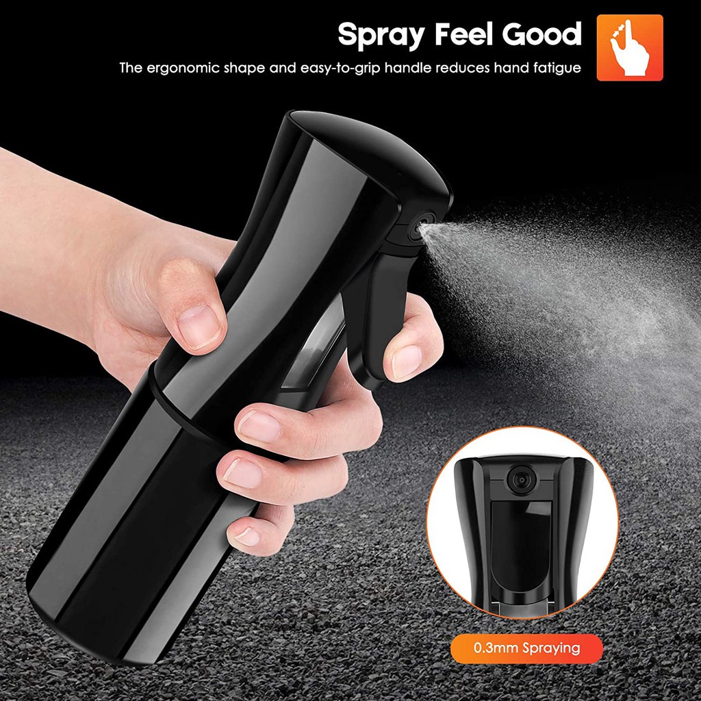 [Featured] 150ml/200ml/300ml  Empty Refillable Plastic Water Spray Bottle