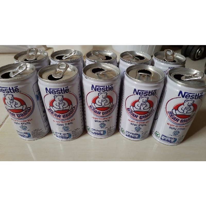 Kaleng botol bear brand bekas