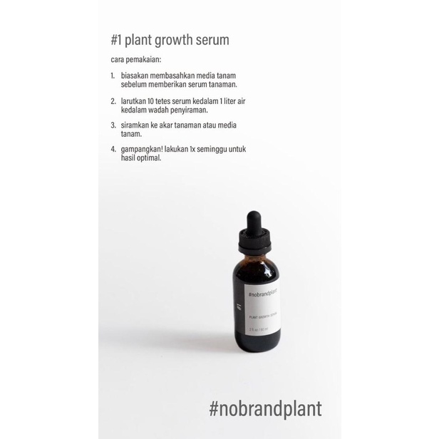 TERBARUU NoBrandPlant No. 1 Growth Serum TERLARIS