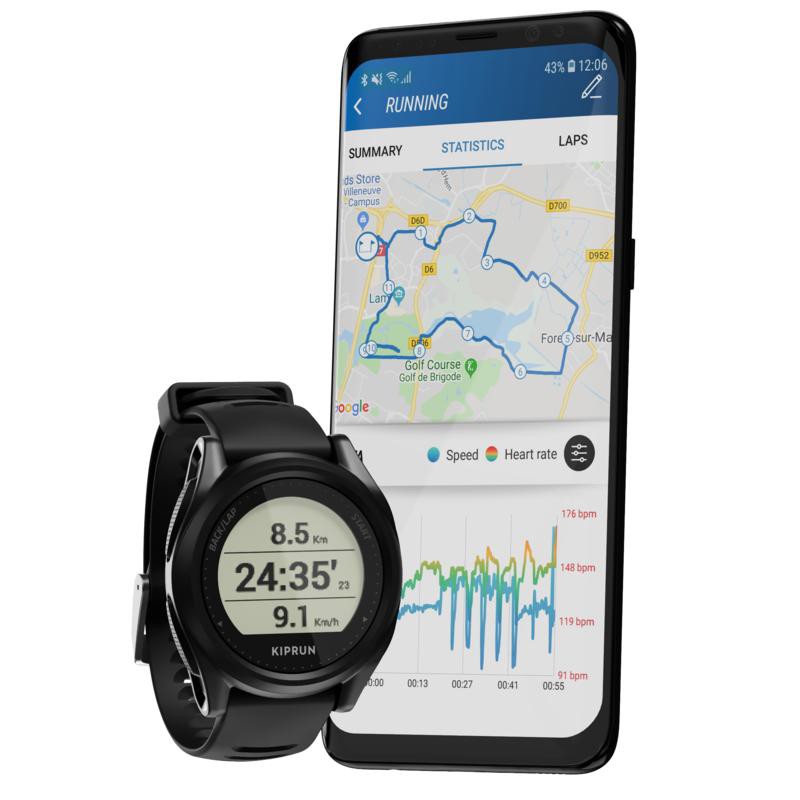 KIPRUN 500 Running Jam Tangan Lari GPS