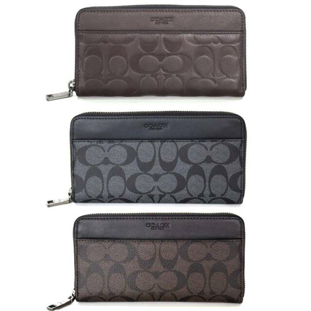 Coach Accordion Wallet In Signature dompet authentic original ori men