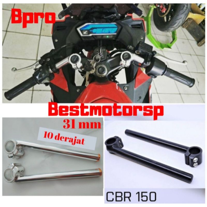 Stang jepit bpro 10 derajat 31 mm CBR 150