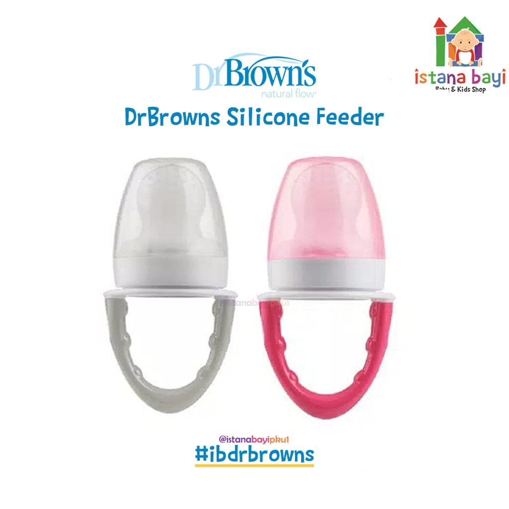 Dr.Brown's Fresh Firsts Silicone Feeder 1 Pack TF005- Tempat Makan Buah