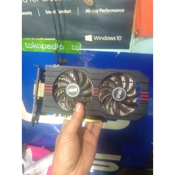vga gtx 750ti 2gb 128bit ddr5 original asus