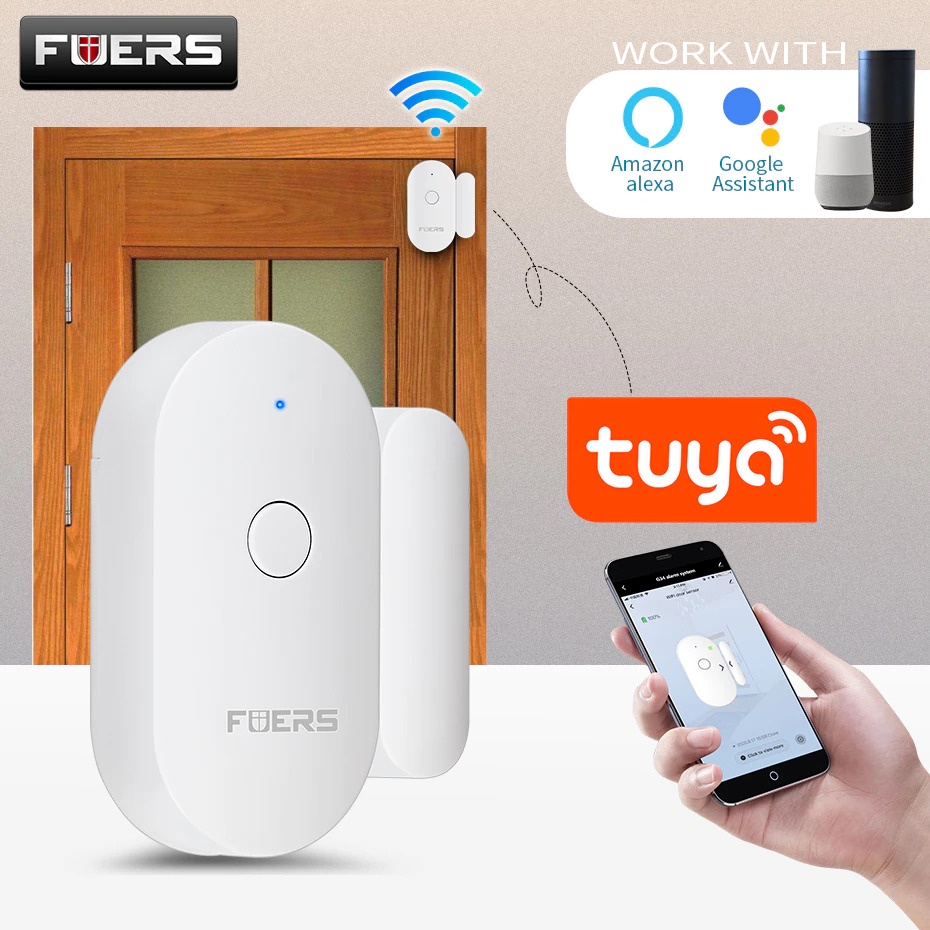 Smart Alarm Sensor Pintu Jendela Rumah WiFi - WIFID01PACKAGE CONTENTS