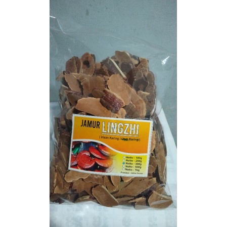 

JAMUR LINGZHI JAMUR REISHI JAMUR REI SHI IRISAN KERING BERAT BERSIH 300 GRAM KAYA MANFAAT
