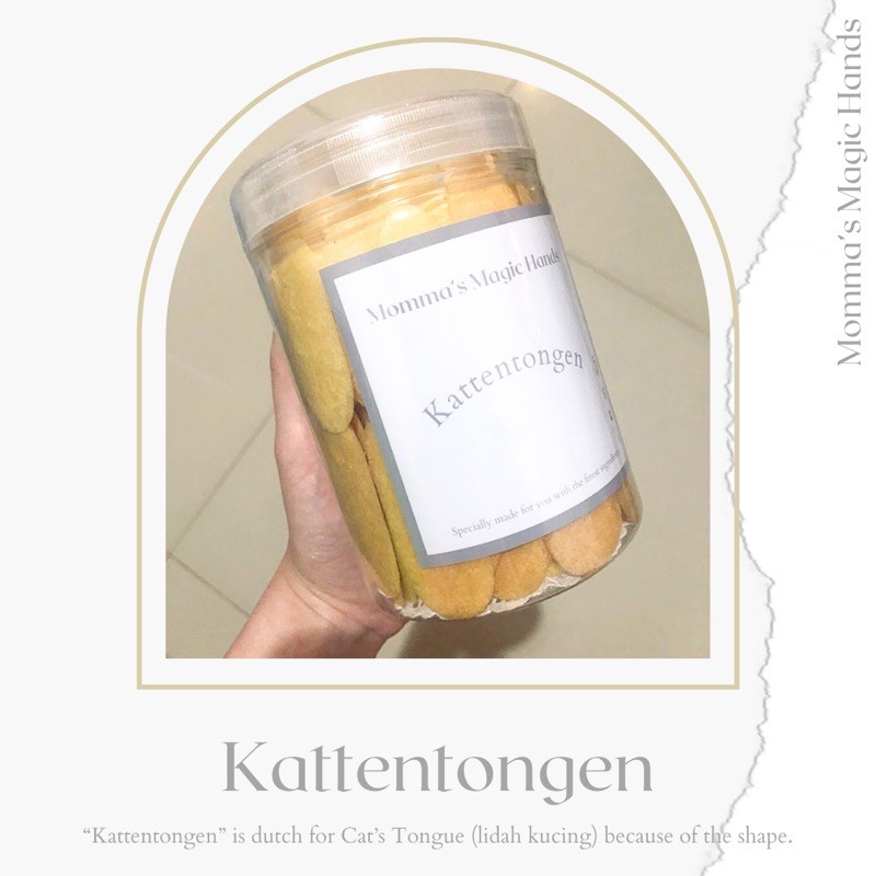 

Kattentongen (Kue Lidah Kucing) - KUE KERING PREMIUM
