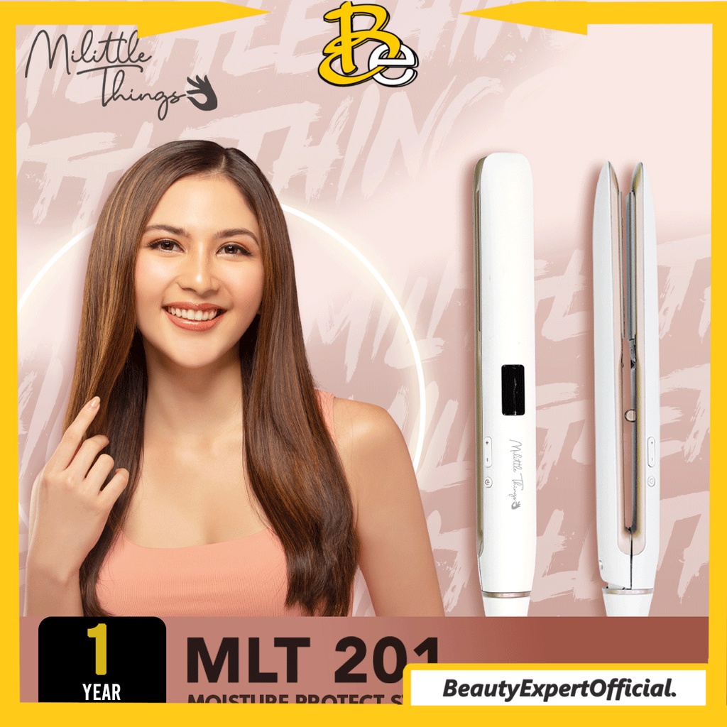 ⭐️ Beauty Expert ⭐️  Milittle Things 201 Moisture Protect Straightener - Catokan Pelurus Rambut