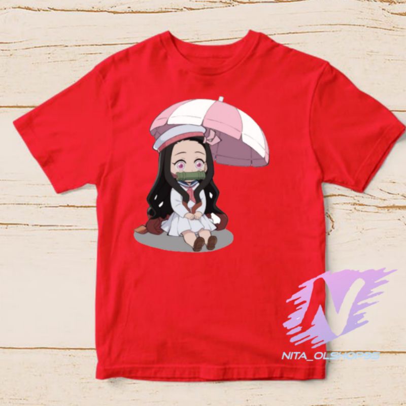 nezuko chibi kaos anak nezuko kamado kimetsu yaiba