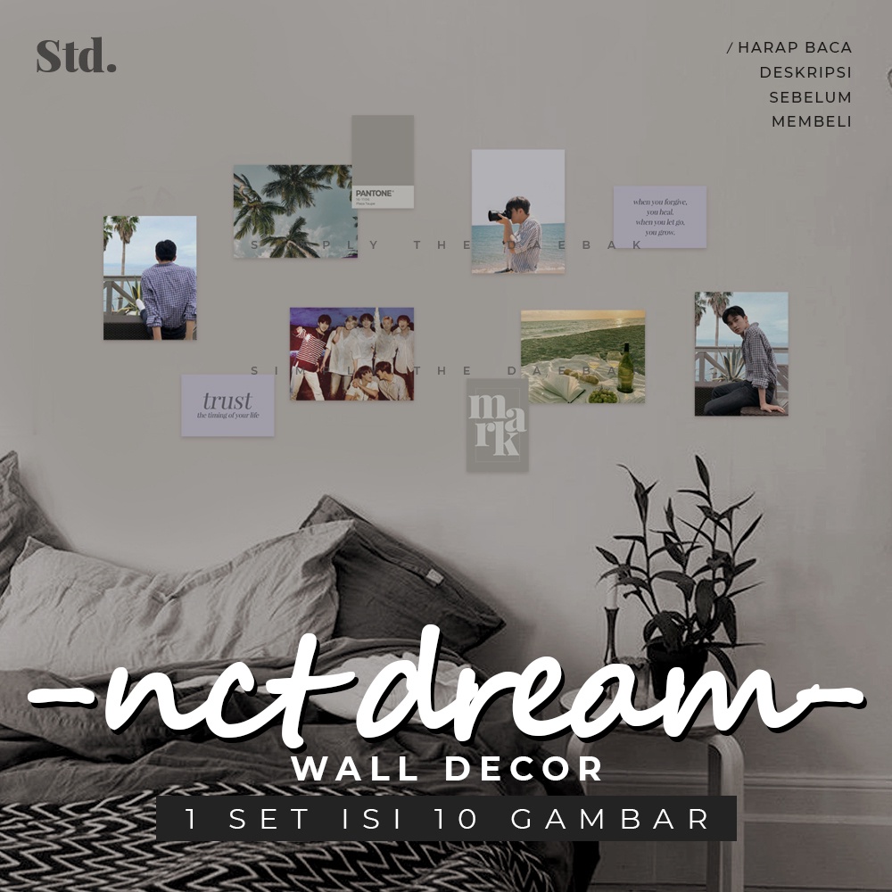 Jual NCT Dream Wall decor KPOP poster aesthetic minimalist hiasan