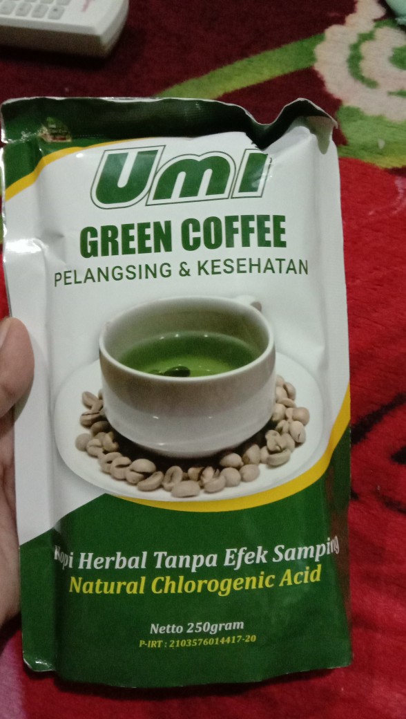 Cod Umi Green Coffee Ugc Free Botol Cantik Shopee Indonesia