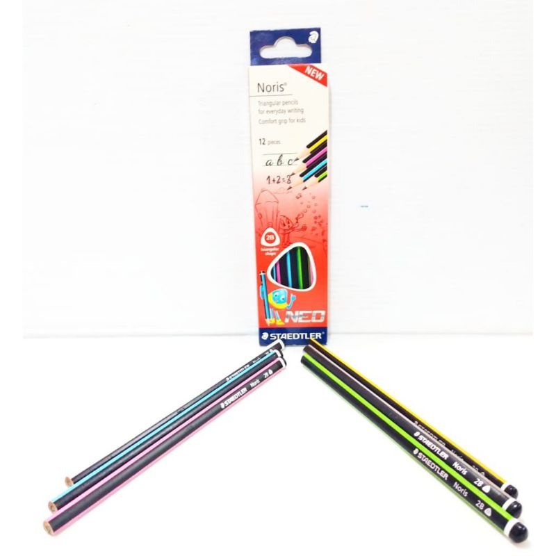 

staedtler noris triangular 2b kids 12pcs