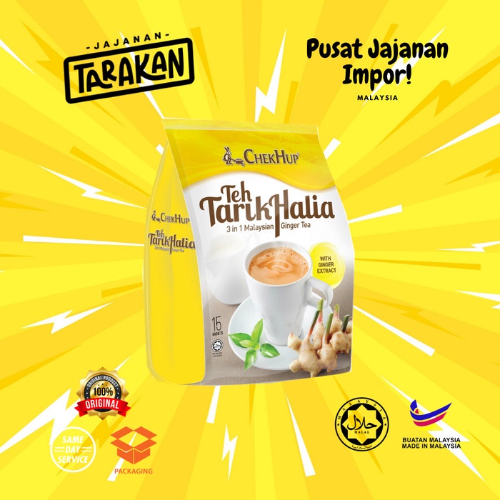 

(BISA COD) Teh Tarik Halia 3 in 1 Heritage Ginger Milk Tea Malaysia