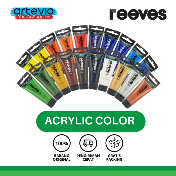 

Produk Terbaru Cat Akrilik Reeves Artists 22Ml Acrylic Color Paint Tube