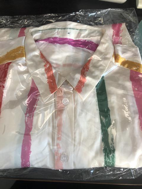  H M  Kemeja Kerja  Batik Merah Wanita Pakaian Branded Murah 