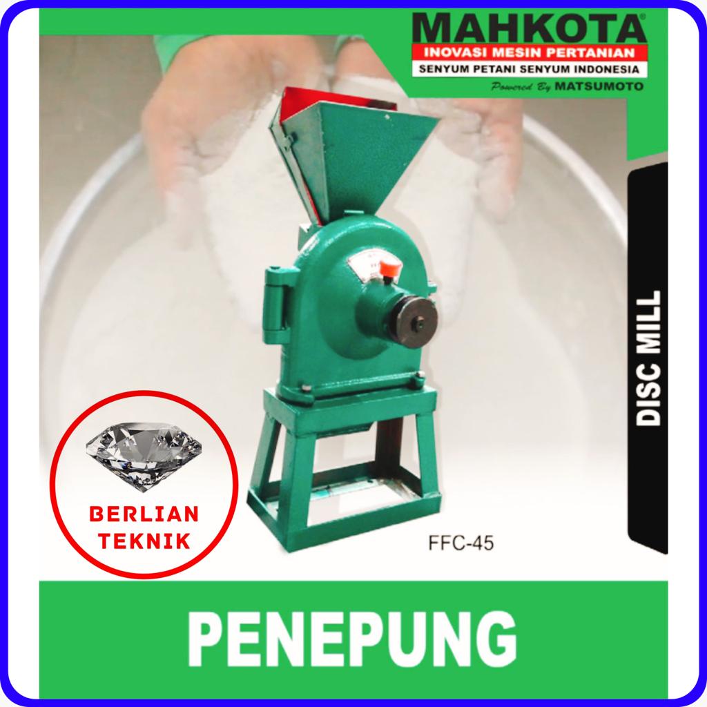Alat Mesin Giling Tepung Disk Mill Mahkota FFC 45