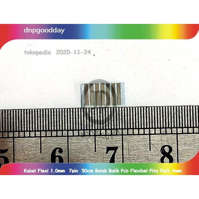 

Kabel Flexi 1,0Mm 7Pin 50Cm Bolak Balik Pcb Flexibel Pita Pipih Awm Dnpgood11 Berkualitas