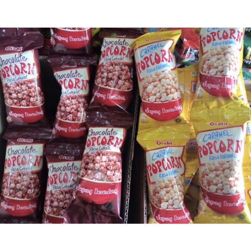 

OISHI POP CORN RENCENG ISI 10PCS/PACK