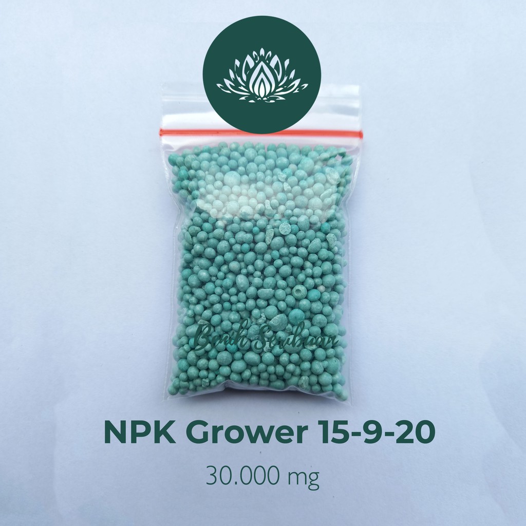 Pupuk NPK Mutiara Grower 15 09 20 TE Nutrisi Pertumbuhan Bunga Buah Tanaman Sayur Buah Bunga Lengkap Image 2
