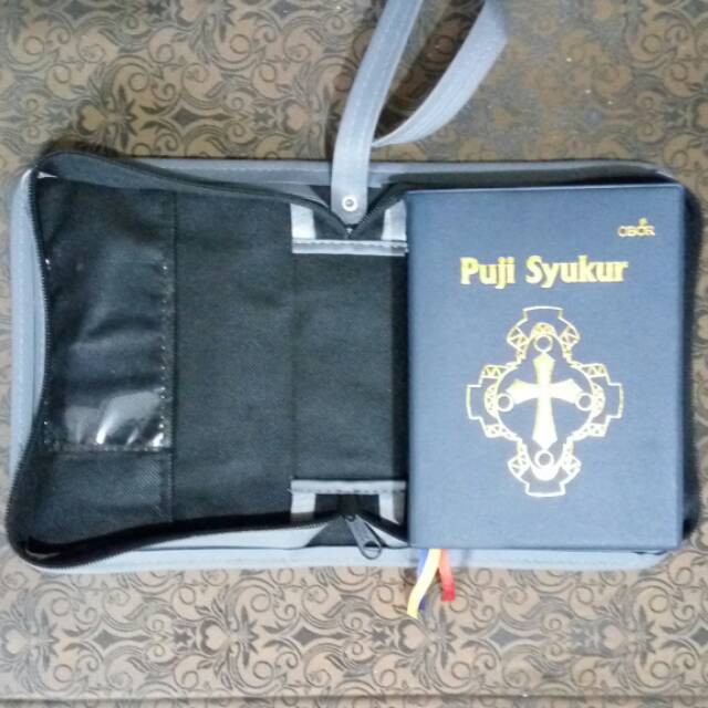 Puji Syukur ukuran kecil dengan tambahan Cover Sampul Tas Dompet Polos