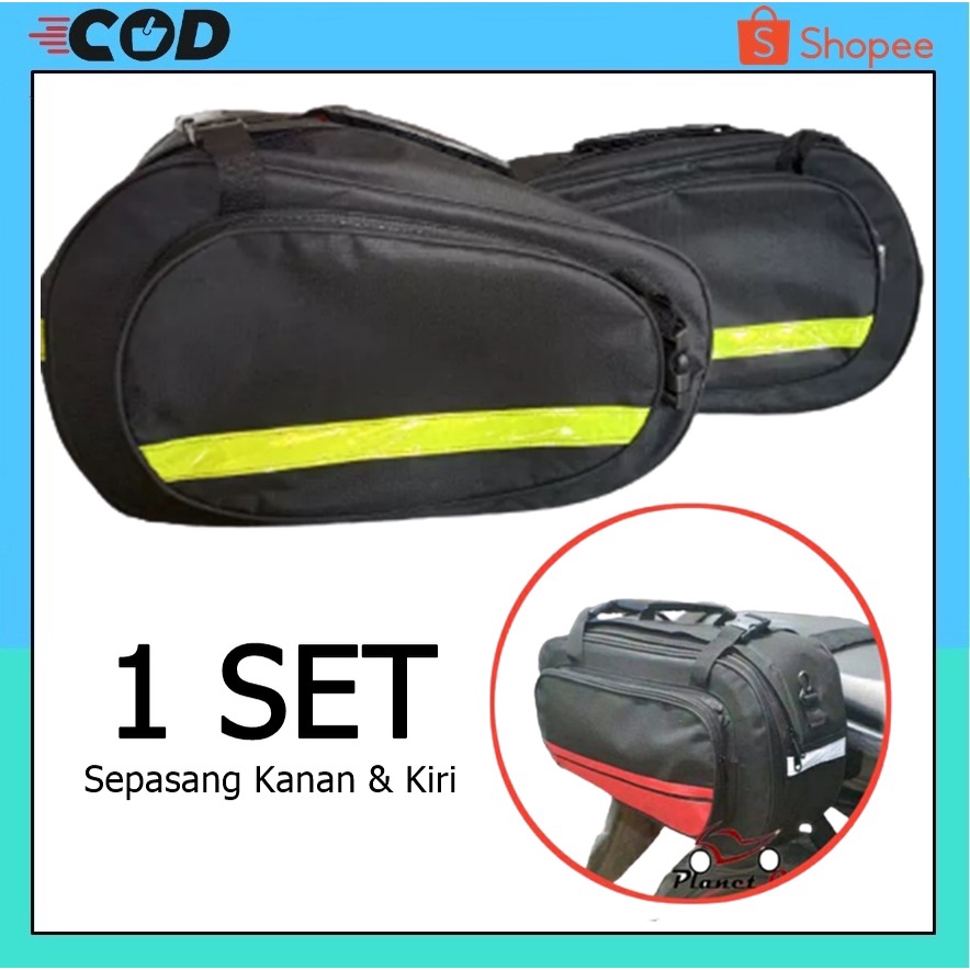 Tas Sepeda Lipat Polyester Original Keranjang Sadel Bagus I2B4 Jengki Tahan Air Pushbike Tas Olahrag