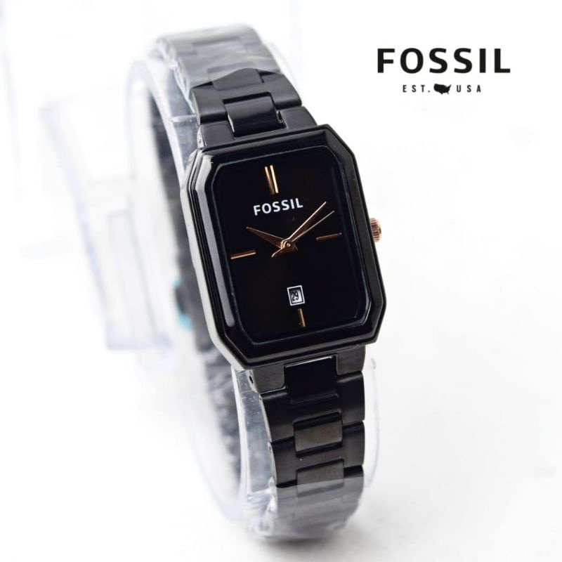 Jam Tangan Fashion Wanita kotak Tali Rantai