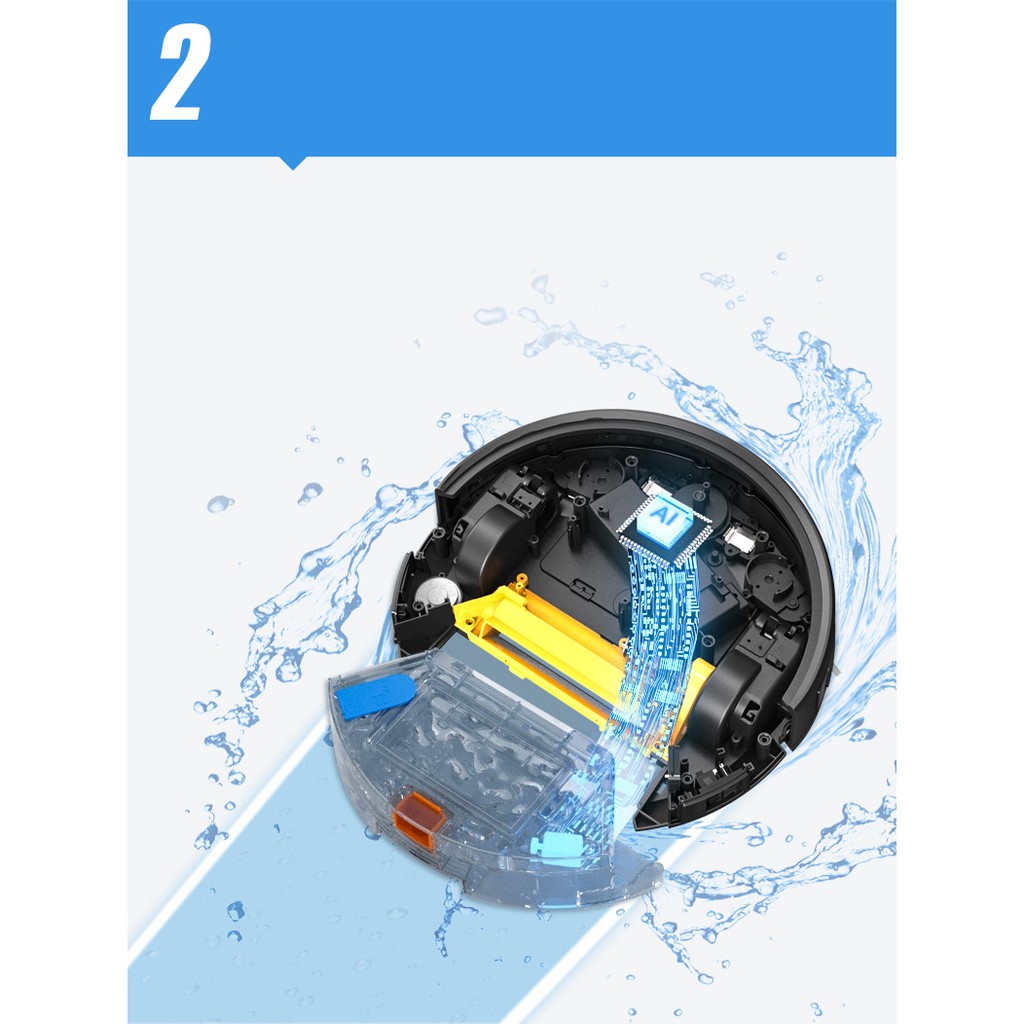 Mamibot ExVac 680S Smarteye 3in1 VSLAM 4.0 Premium - robot vakum dan pengepel lantai