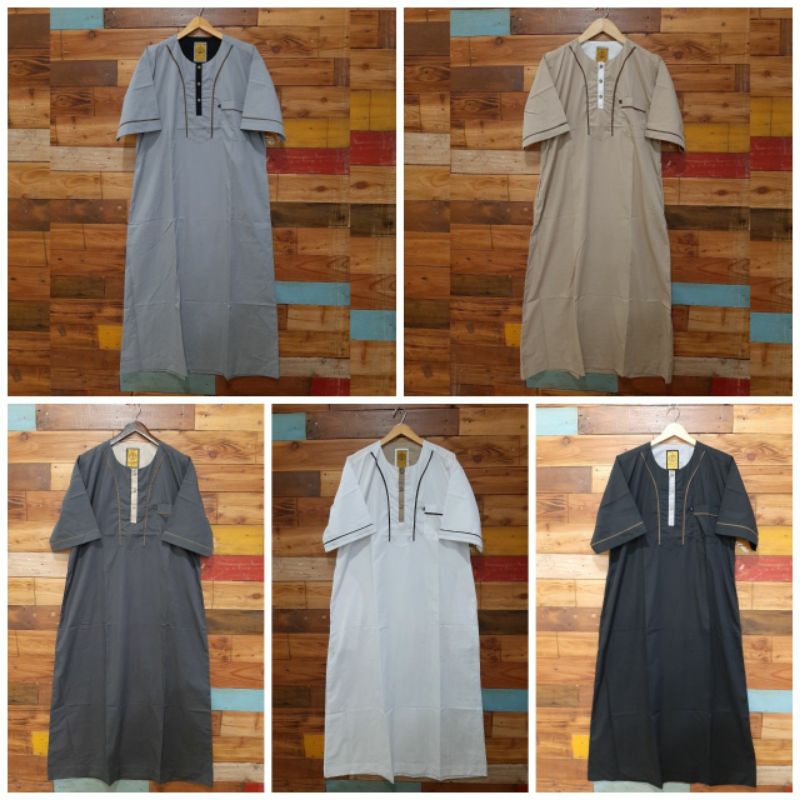 Gamis Pria Premium Jubah Saudi Haramain Baju Muslim