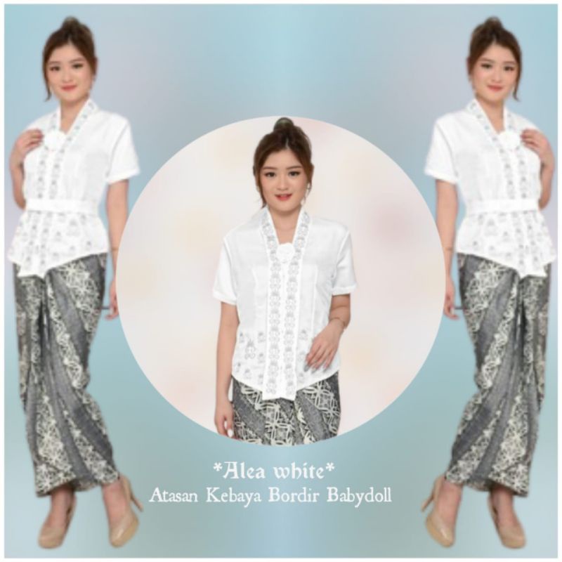 Atasan kebaya bordir encim modern