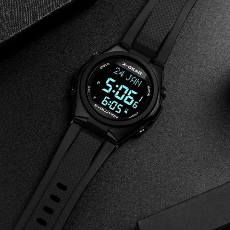 jam tangan x gear xgear x-gear 3880 azan adzan muslim mukmin kiblat qibla