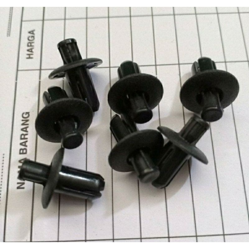 BAUT KANCING KLIP YAMAHA NMAX CBR NINJA ORI KLIP BODY RIVET PLASTIK (Paket 5pcs)