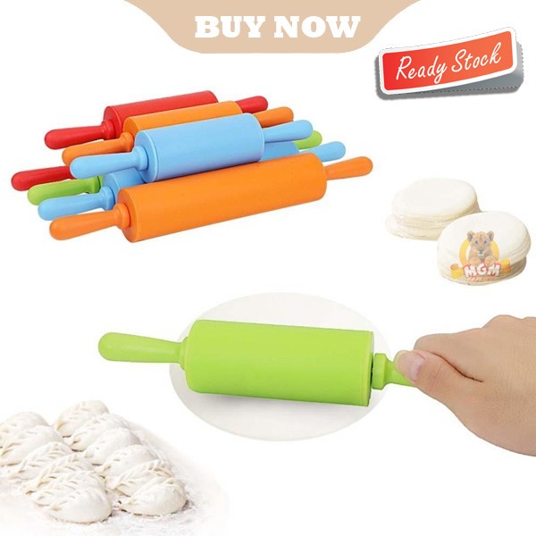 Rolling pin plastik 29cm anti lengket penggiling adonan Penggilas rata