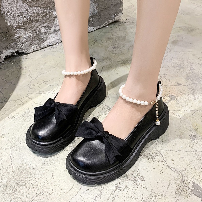 FD Marry jane Shoes Sepatu Korean Style Import Docmart Wanita Cantik Terbaru KI-027