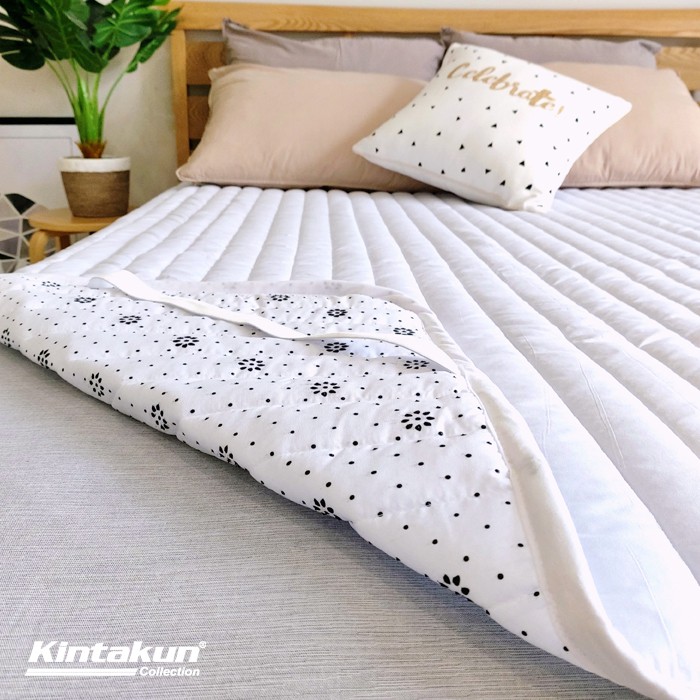 Kintakun Matras Protector Pelindung Kasur Uk. 160x200 - Putih