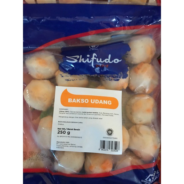 

SHIFUDO Bakso Udang 250 gram