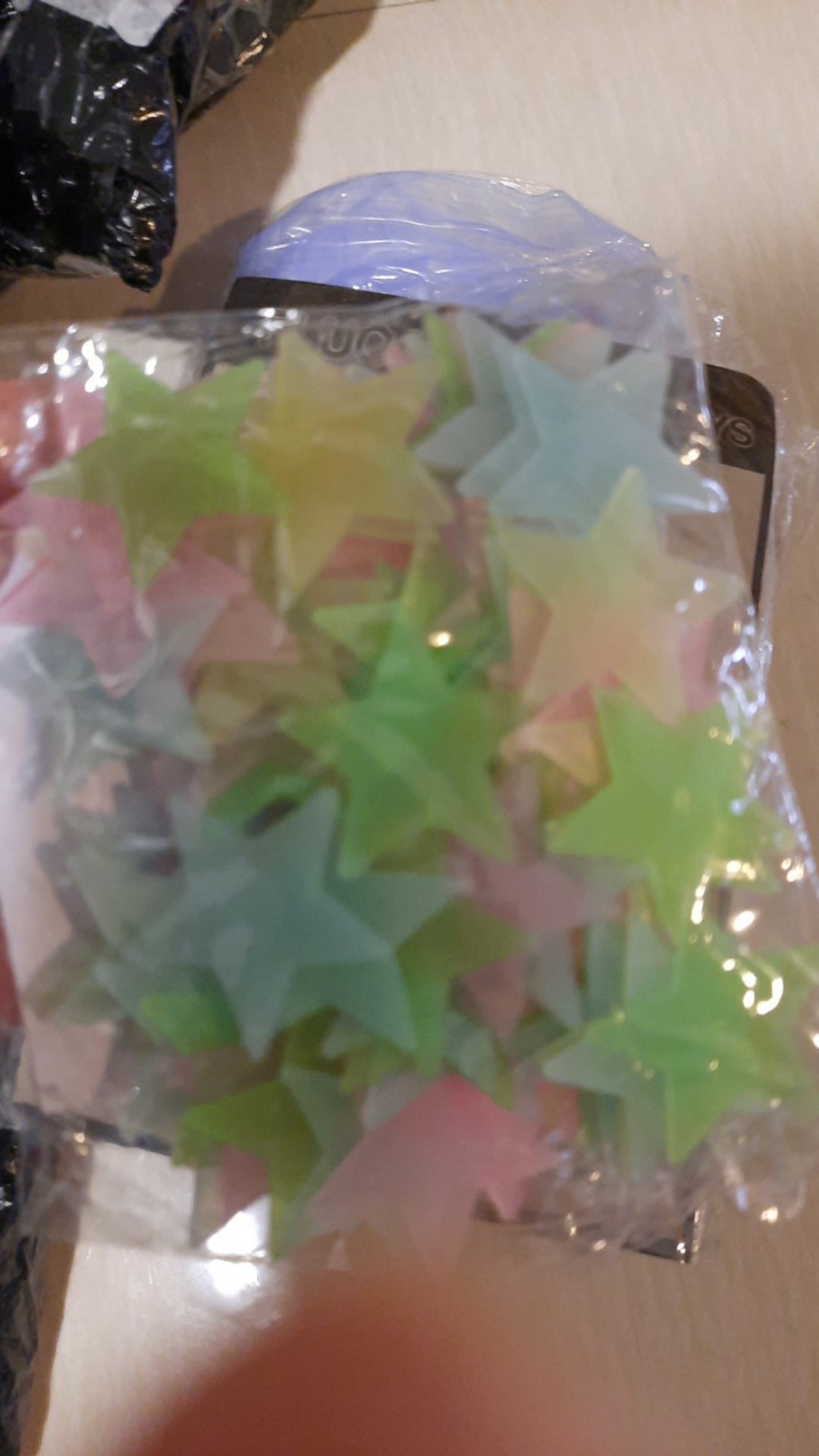 Stiker Bintang Glow In The Dark  100 Pcs