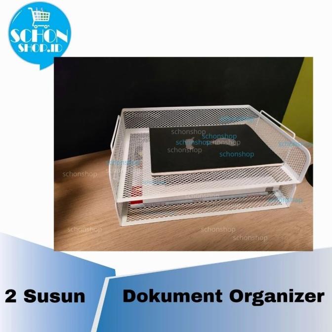 

cusss order] Rak Dokumen 2 susun Tempat File Organizer DR0NJ0NS