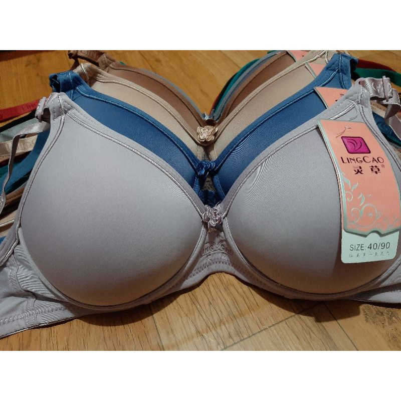 BH Bra Bahan Super Halus Busa Tipis Lembut Kain Katun 2 Kait