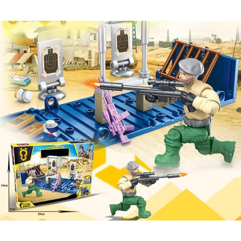 MAINAN LEGO TENTARA PERANG BADAN BISA DITEKUK - KADO ANAK ULTAH