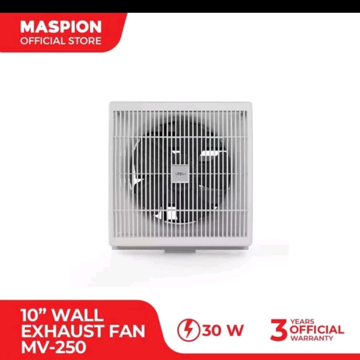 Exhaust Fan Maspion MV 250 NEX (10) Wall Dinding / MASPION 250 NEX