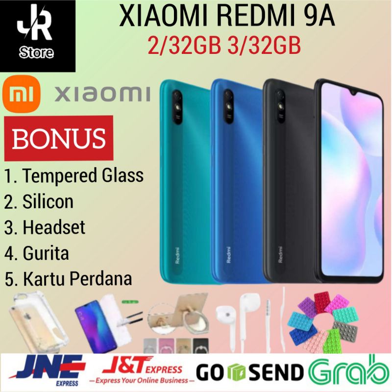 XIAOMI REDMI 9A 2/32GB & 3/32GB GARANSI RESMI XIAOMI