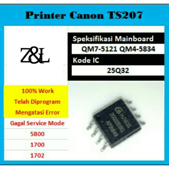 IC Eprom TS207 IC Reset TS207 IC Counter TS207 25Q32