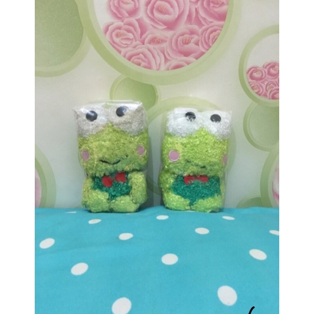 Boneka Keroppi Keropi Lucu Bulu Keriting Original Sanrio